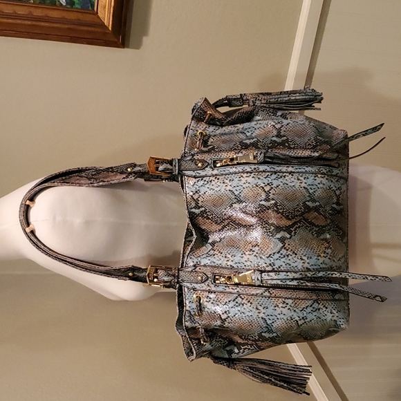 Aimee Kestenberg Handbags - Aimee Kestenberg leather snakeprint bag